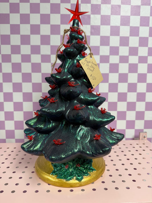 Traditional Tree with Holly from Dawns Busy Hands — product image 1 of 4