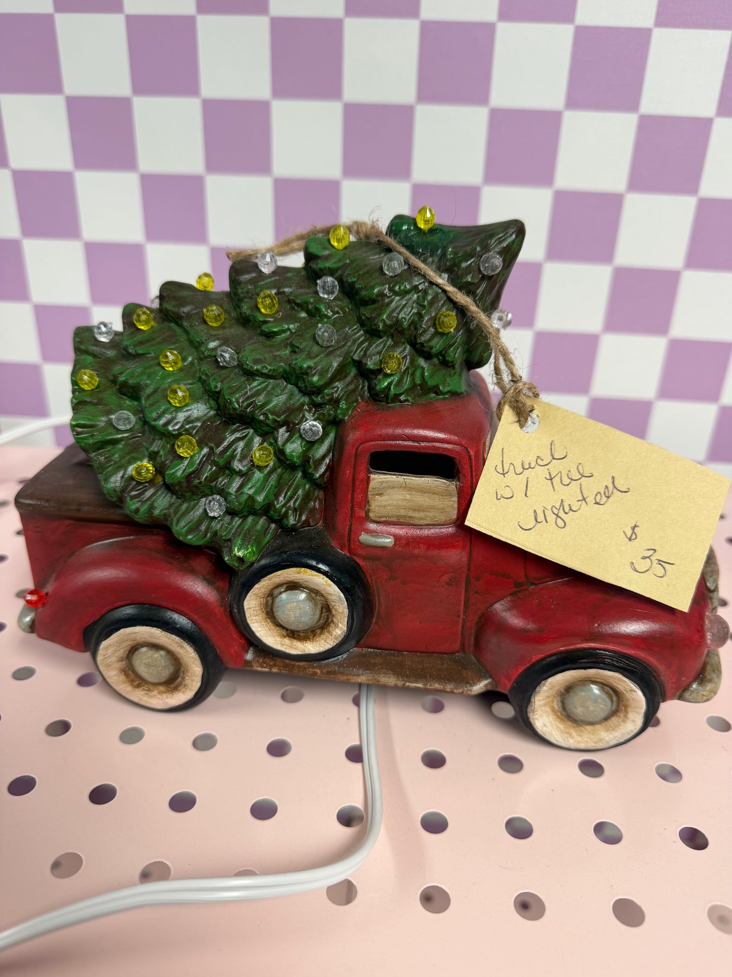 Truck with Tree (Lighted) from Dawns Busy Hands — product image 1 of 4