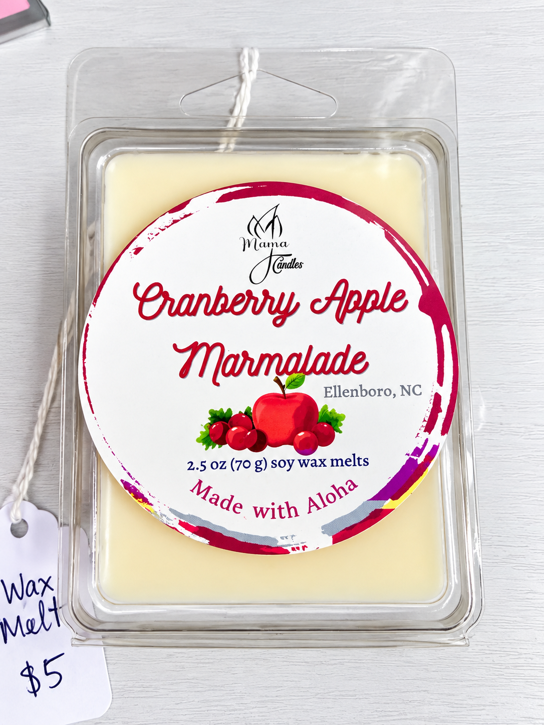 Cranberry Apple Marmalade Wax Melt scented wax melt