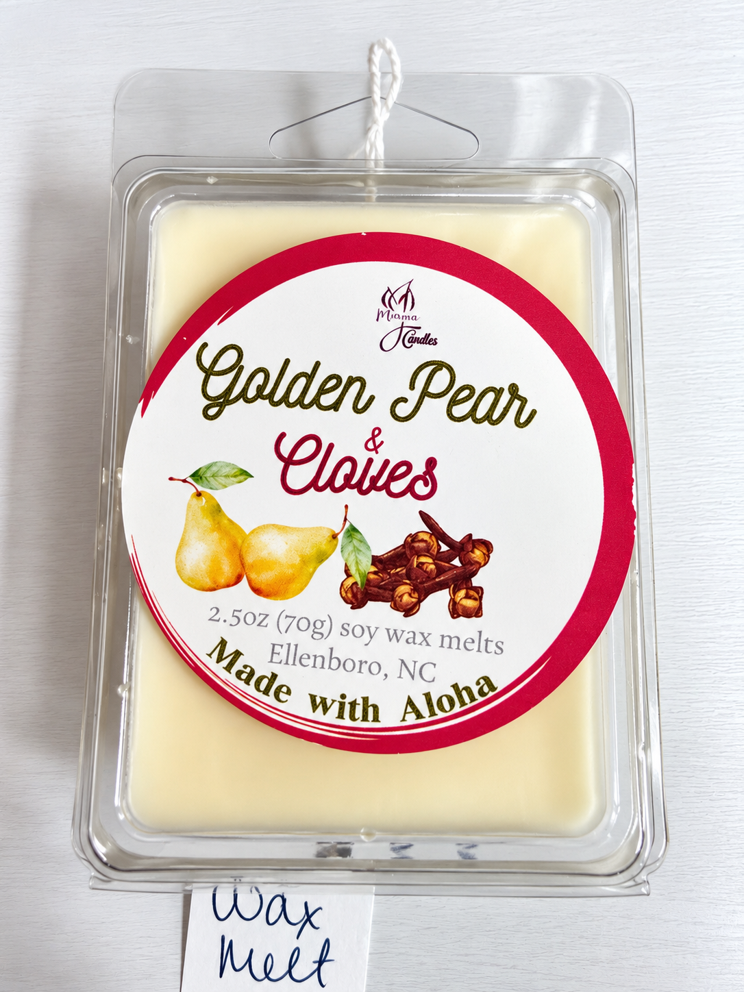 Golden Pear & Clove Wax Melt scented wax melt