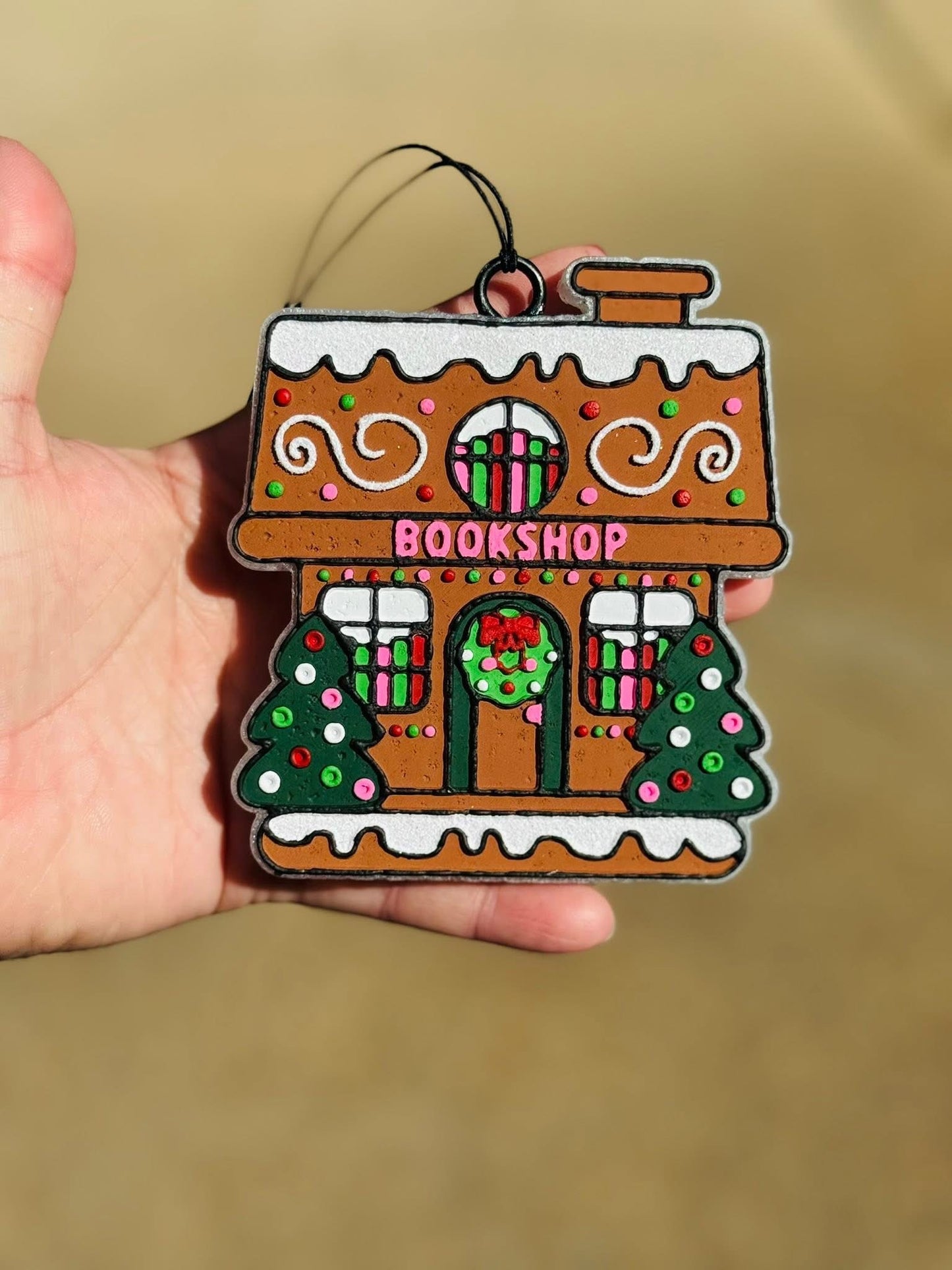 Christmas Bookshop Mold