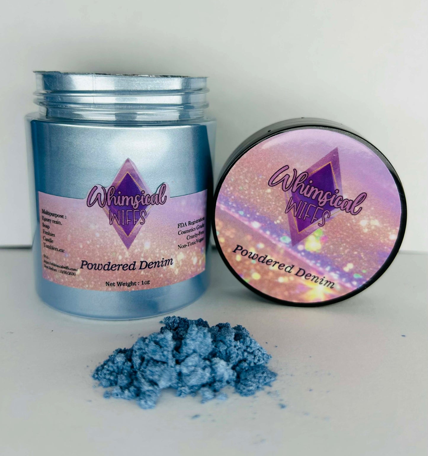 Powdered Denim Mica Powder