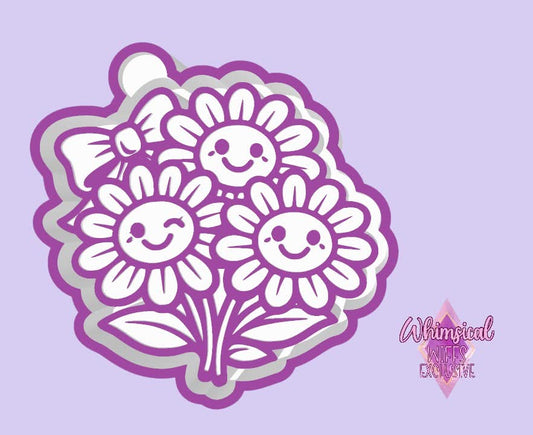 Smiley Flower Bouquet Mold