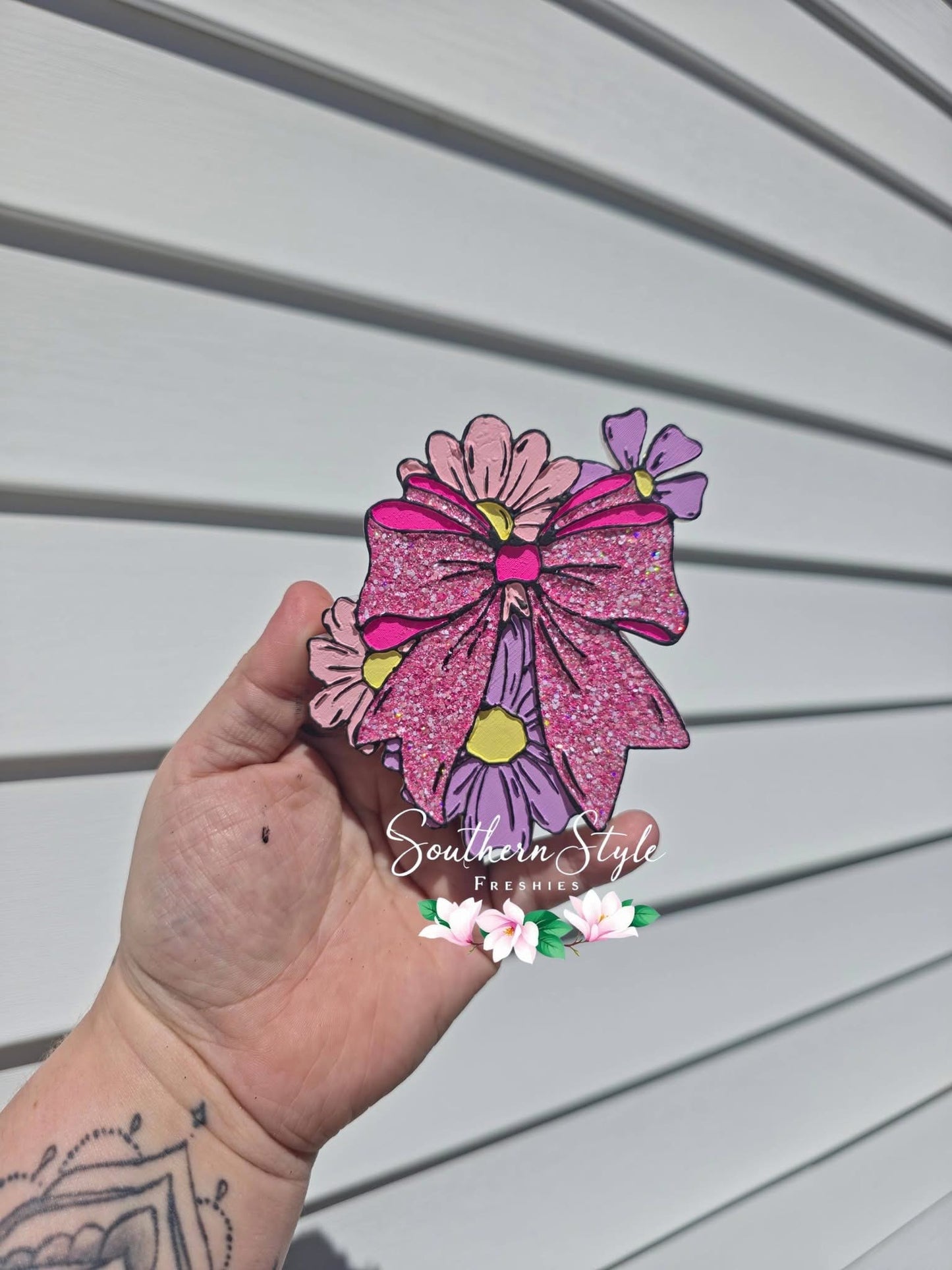 Bow with Flowers Mold