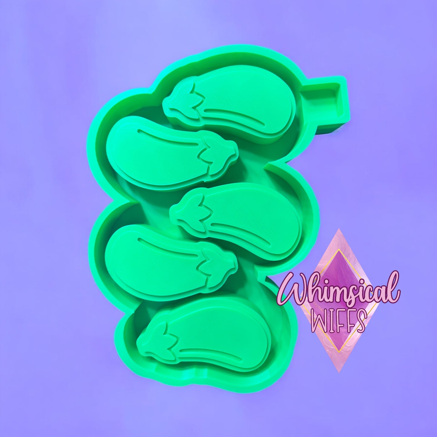 Egg Plant wax melt Mold