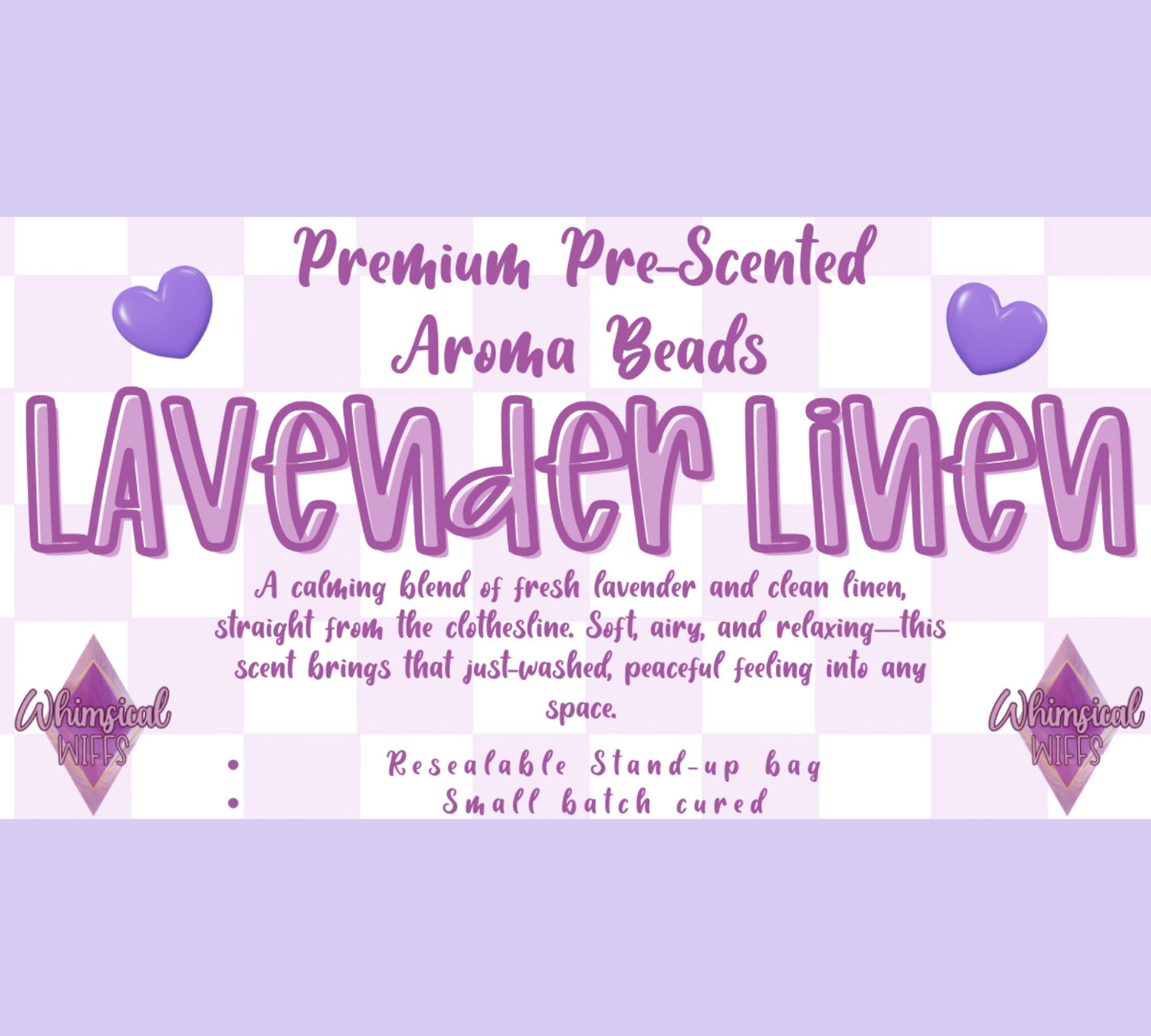 Lavender Linen Prescented Aroma Beads
