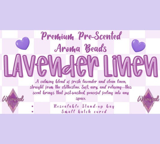 Lavender Linen Prescented Aroma Beads