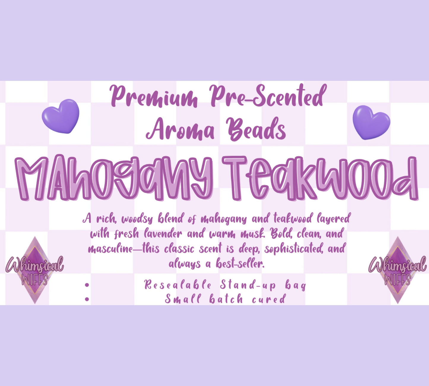 Mahogany Teakwood Prescented Aroma Beads