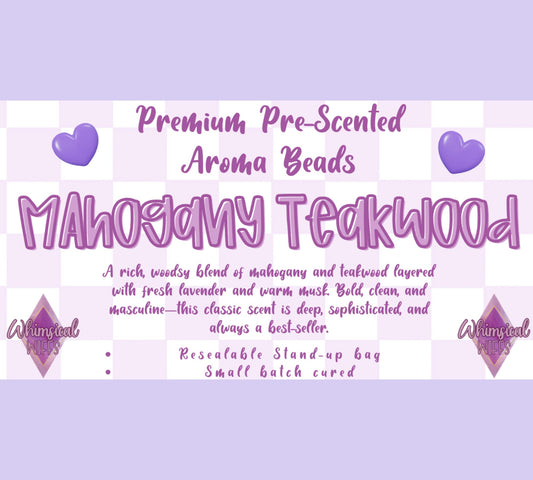 Mahogany Teakwood Prescented Aroma Beads