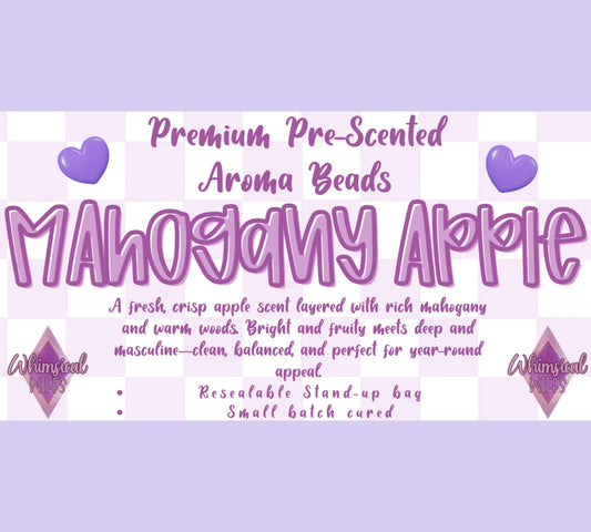 Mahogany Apple Prescented Aroma Beads