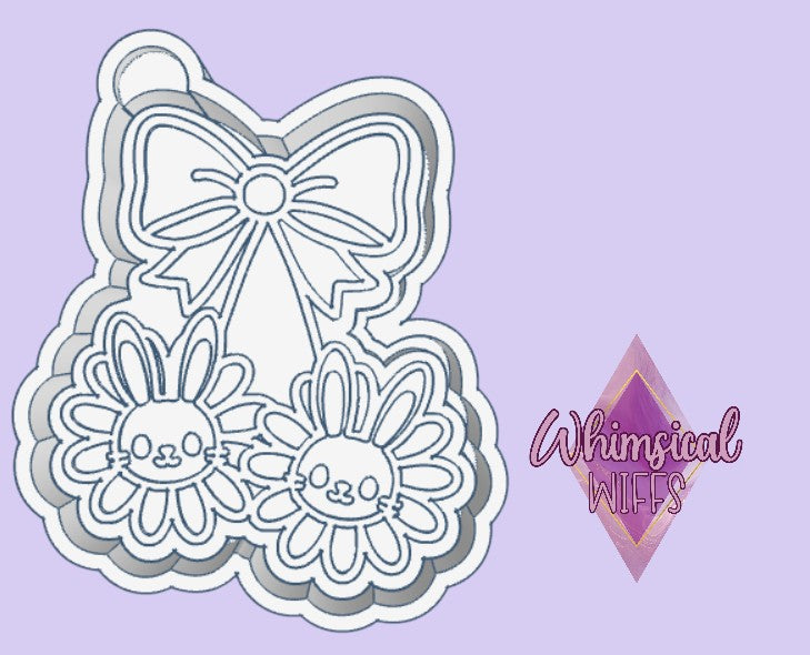 Bunny Cherry Daisies Mold