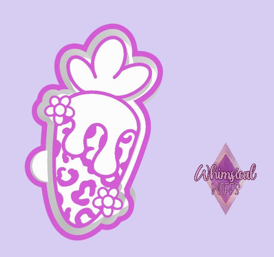 Leopard Print Carrot Mold