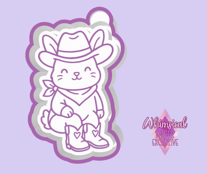 Cowgirl Bunny Mold