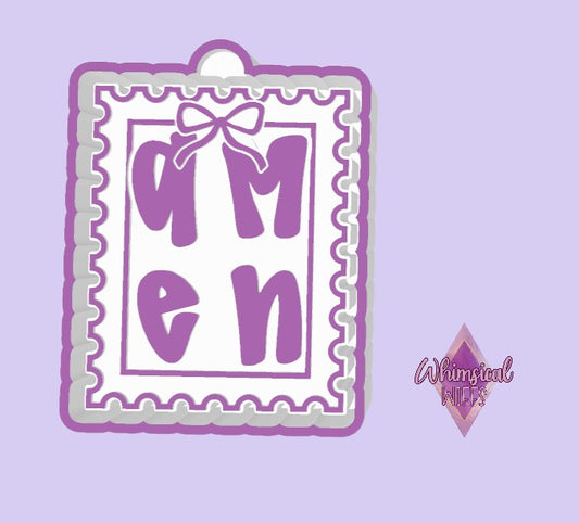 Amen Stamp Mold