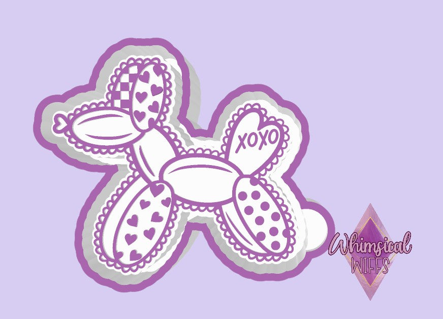 Valentines Balloon Dog Mold