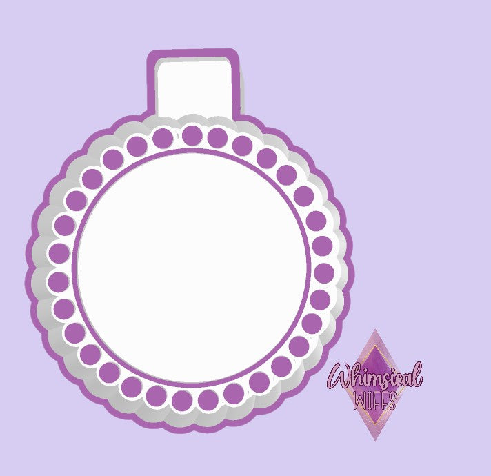 3" Dotted Circle Mold