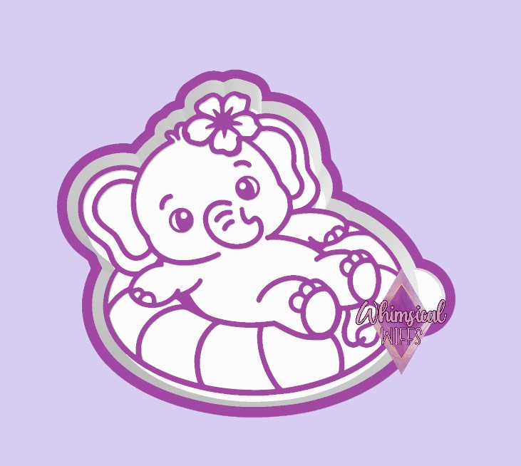 Elephant on Floatie Mold