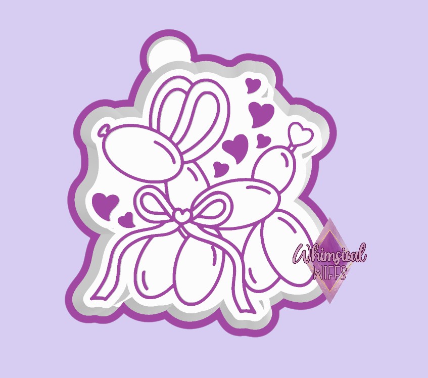 Balloon Dog with Bow Mold