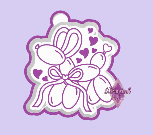 Balloon Dog with Bow Mold