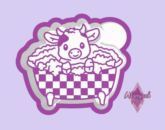 Cow in bubble bath Mold