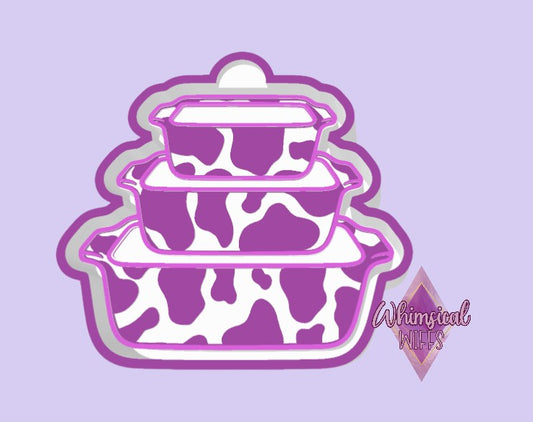 Cow Print Pyrex Mold