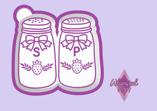 Pyrex salt pepper shaker Vent Clip Molds