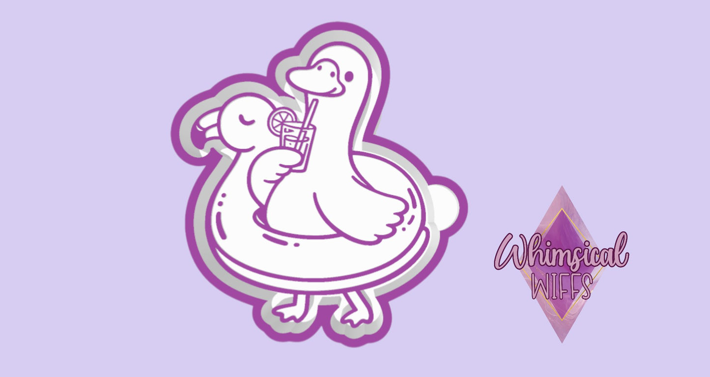 Goose in floatie Mold