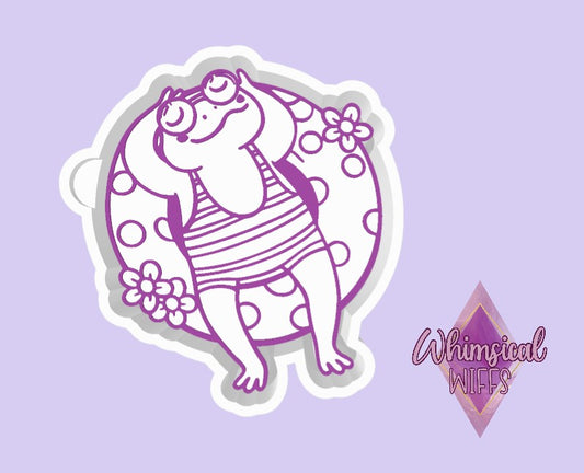 frog on floatie Mold