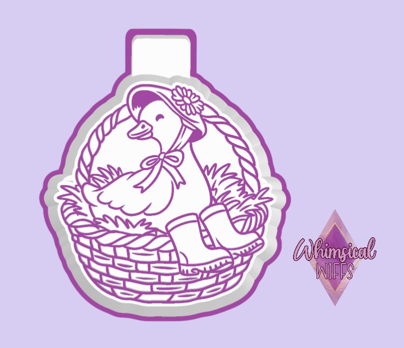 Rainboot Goose Basket Mold