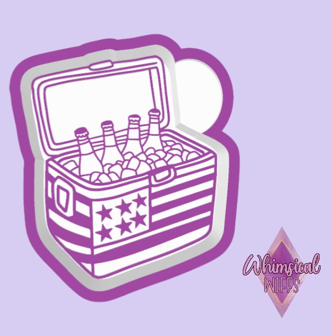 American Flag Cooler Mold