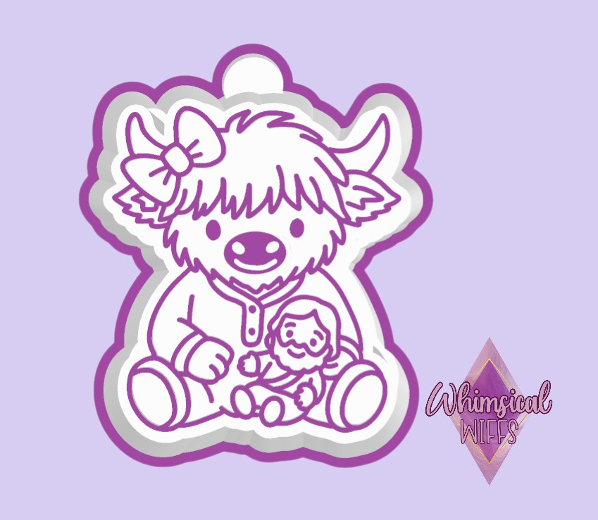 Highland with Jesus plushie Mold