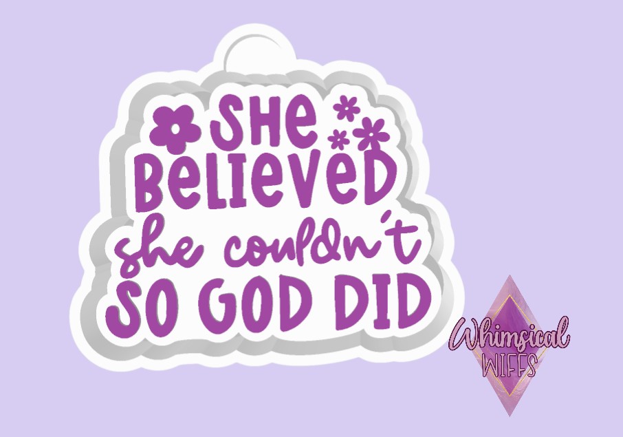 She believed she couldn't so God did Mold
