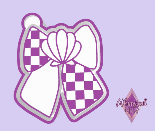 Clam Checkered Bow Mold