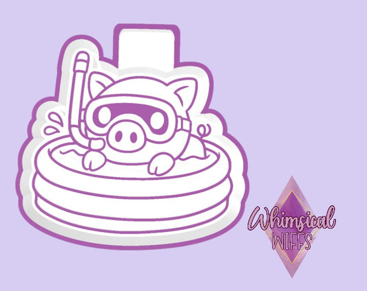 Piggie in Pool Mold