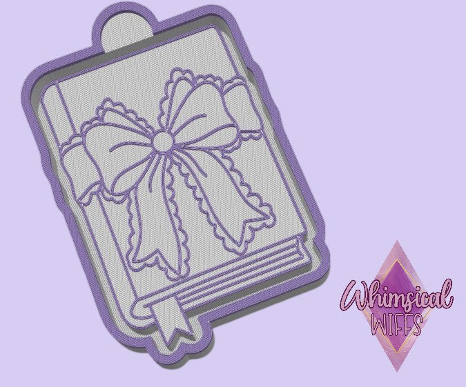 Laced Book with Bow Mold