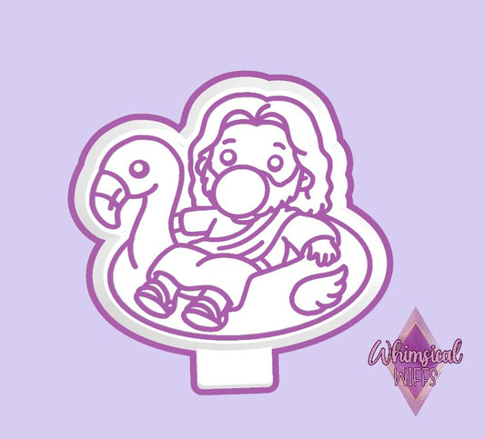 Jesus on Pool Float Mold