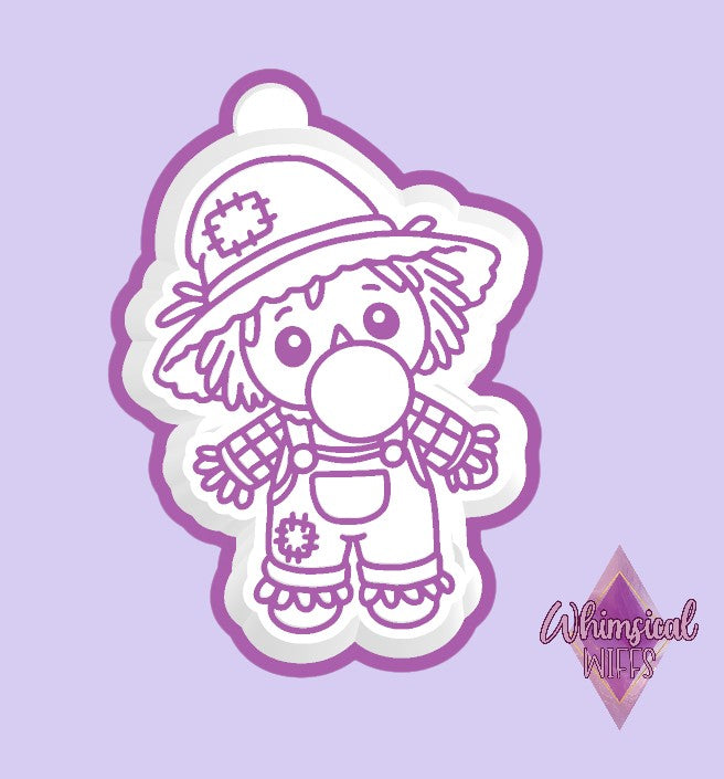 Scarecrow blowing bubble Mold
