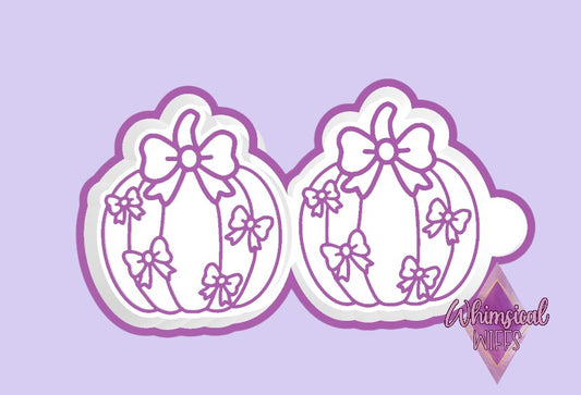 Pumpkin with Bows Vent Clips Mold