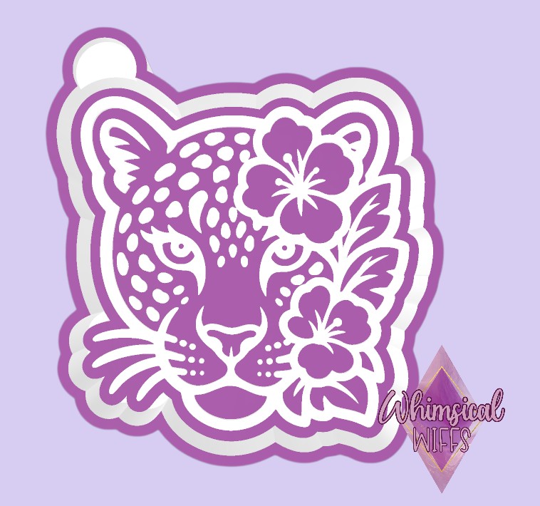 Leopard Floral Mold