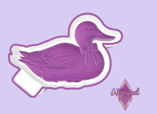 3D Mallard Duck w/ bow Mold
