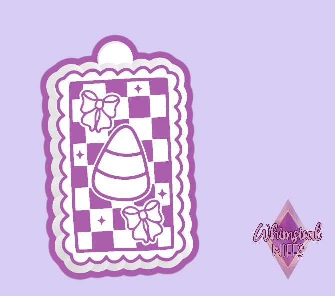 Candy Corn Bows Long Stamp Mold