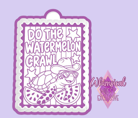 Watermelon Crawl Turtle Mold