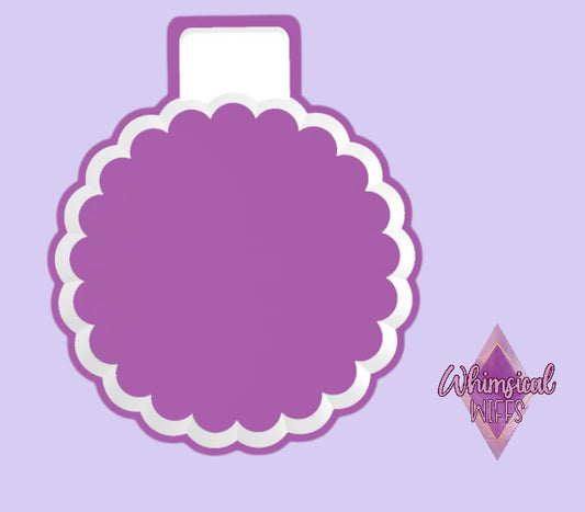 Scalloped Circle Fits 3" Cardstock Mold