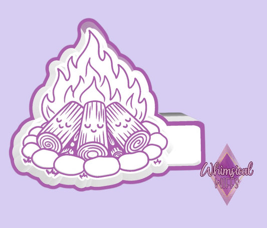Sleepy Campfire Logs Mold