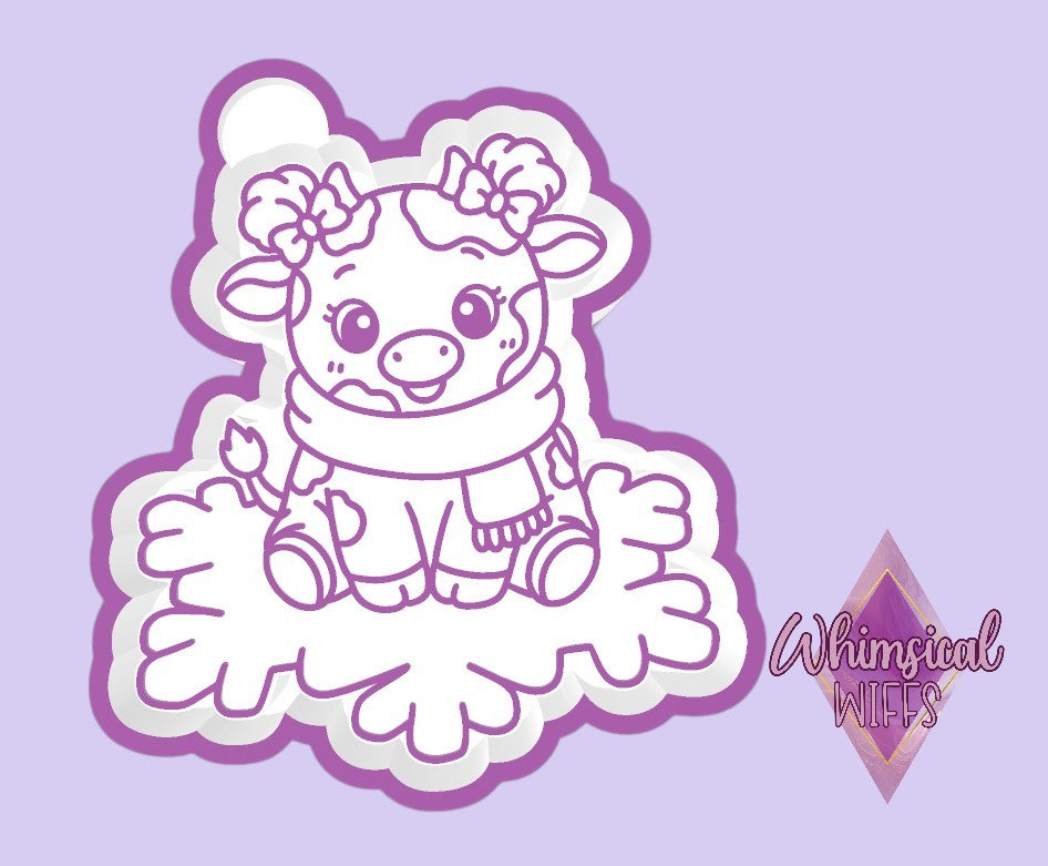 Snowflake Lily Cow Mold