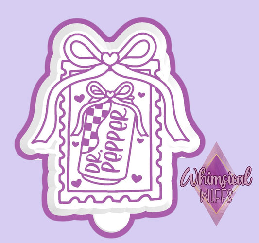 Dr.Pepper Bow Stamp Mold