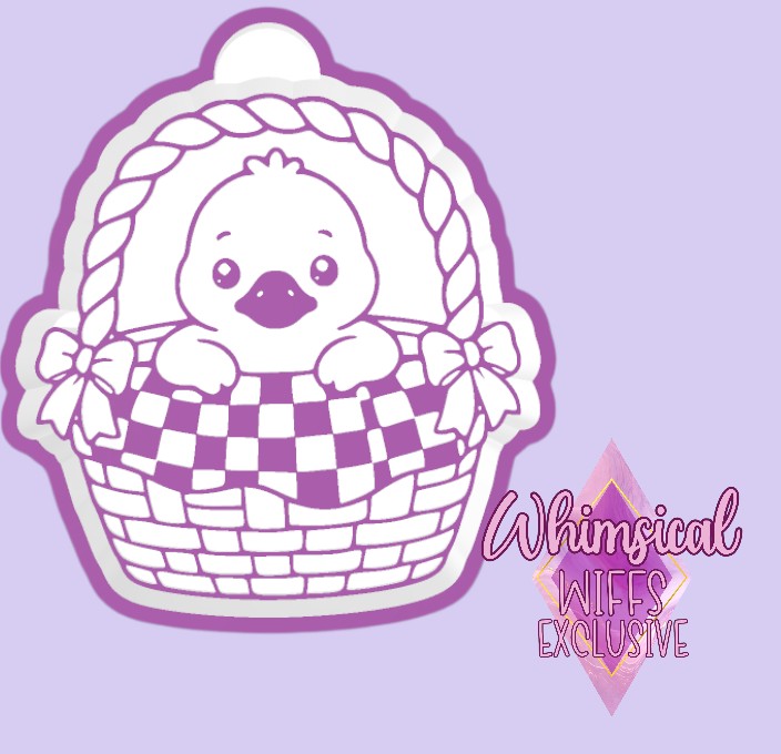 Duck in Woven Basket Mold