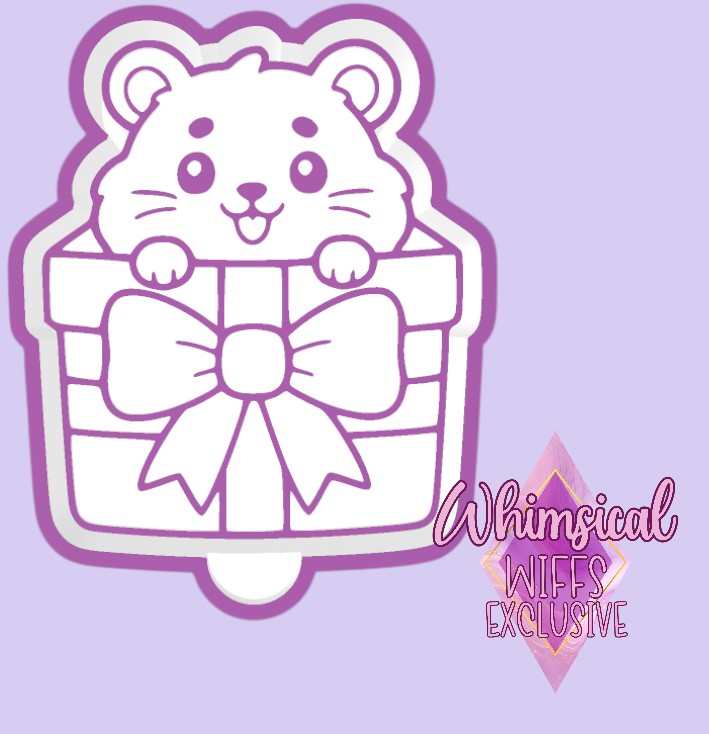 Hamster in Gift Box Mold