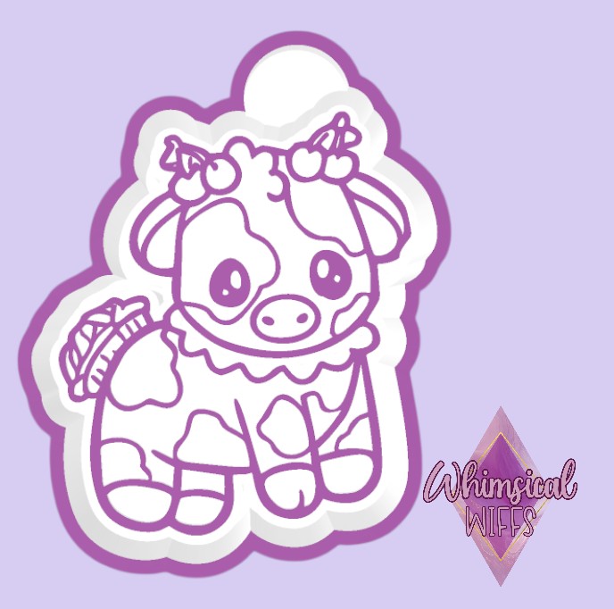 Cherry Pie Cow Mold