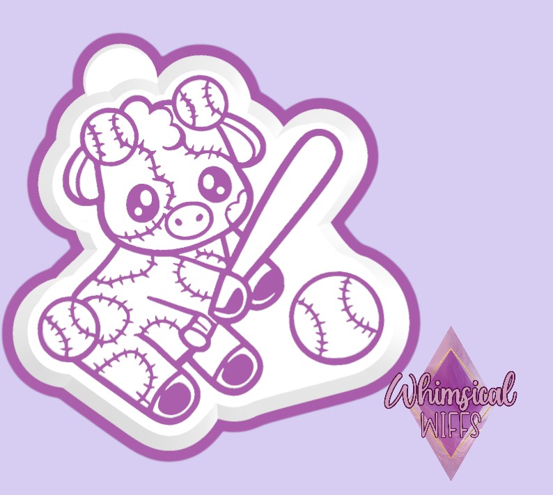 Baseball Cow Mold